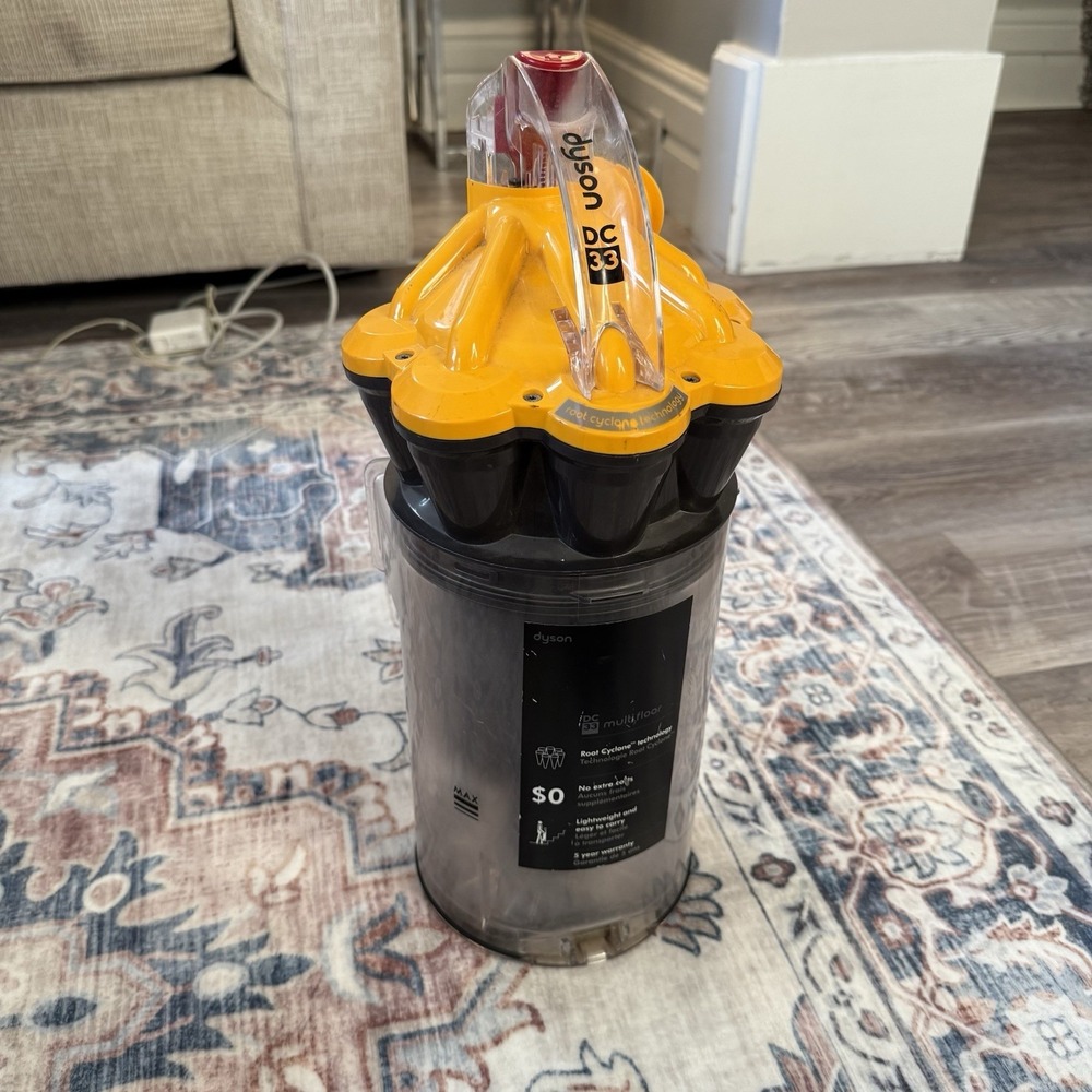 Dyson DC33 Bagless Vacuum - Canister,‎ Dirt Bin Cup Genuine Replacement Part
